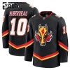 Maillot de Hockey Calgary Flames Fanatics Premium Jonathan Huberdeau 2024-25 Noir Troisième - Enfant